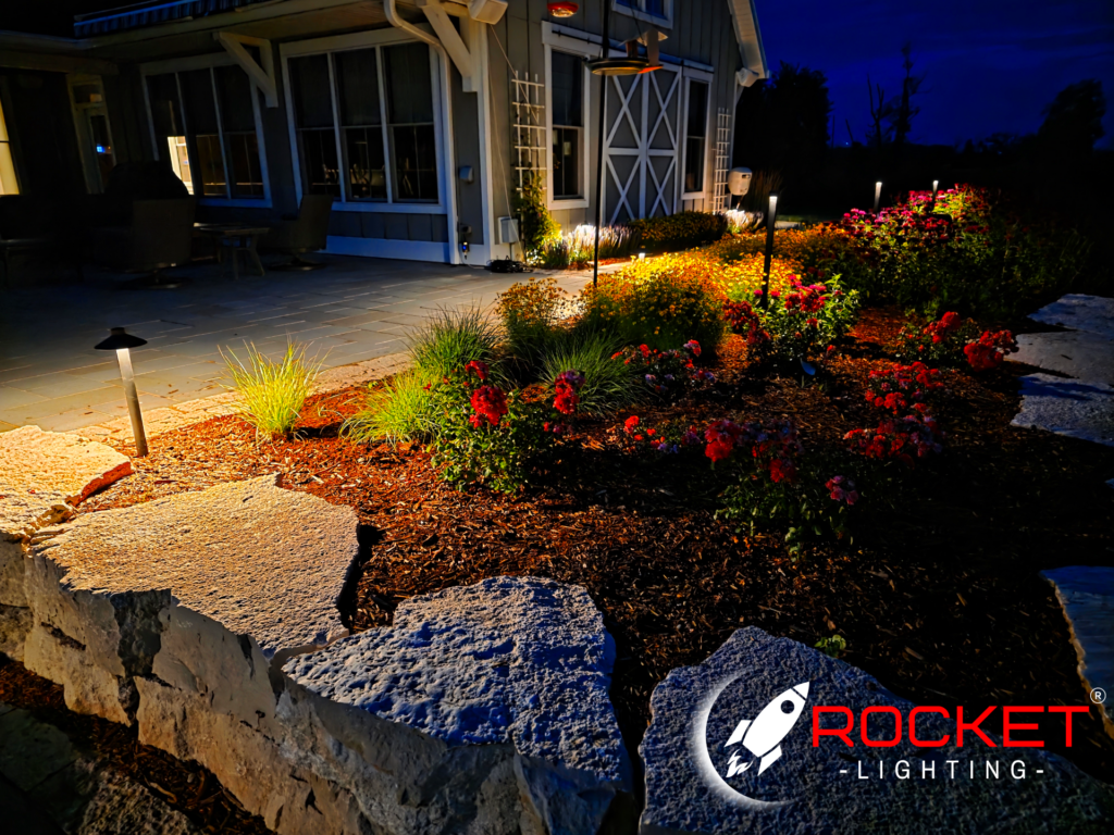 outdoor lighting installation